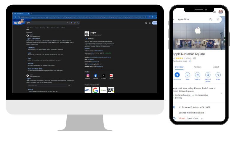 apple business connect for law firm seo