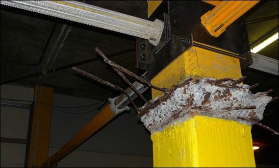 A close-up of a beam
Description automatically generated