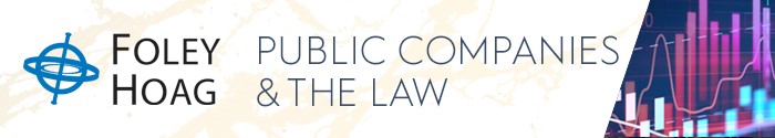 Foley Hoag LLP - Public Companies & the Law