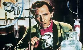 Peter Cushing as Dr. Frankenstein