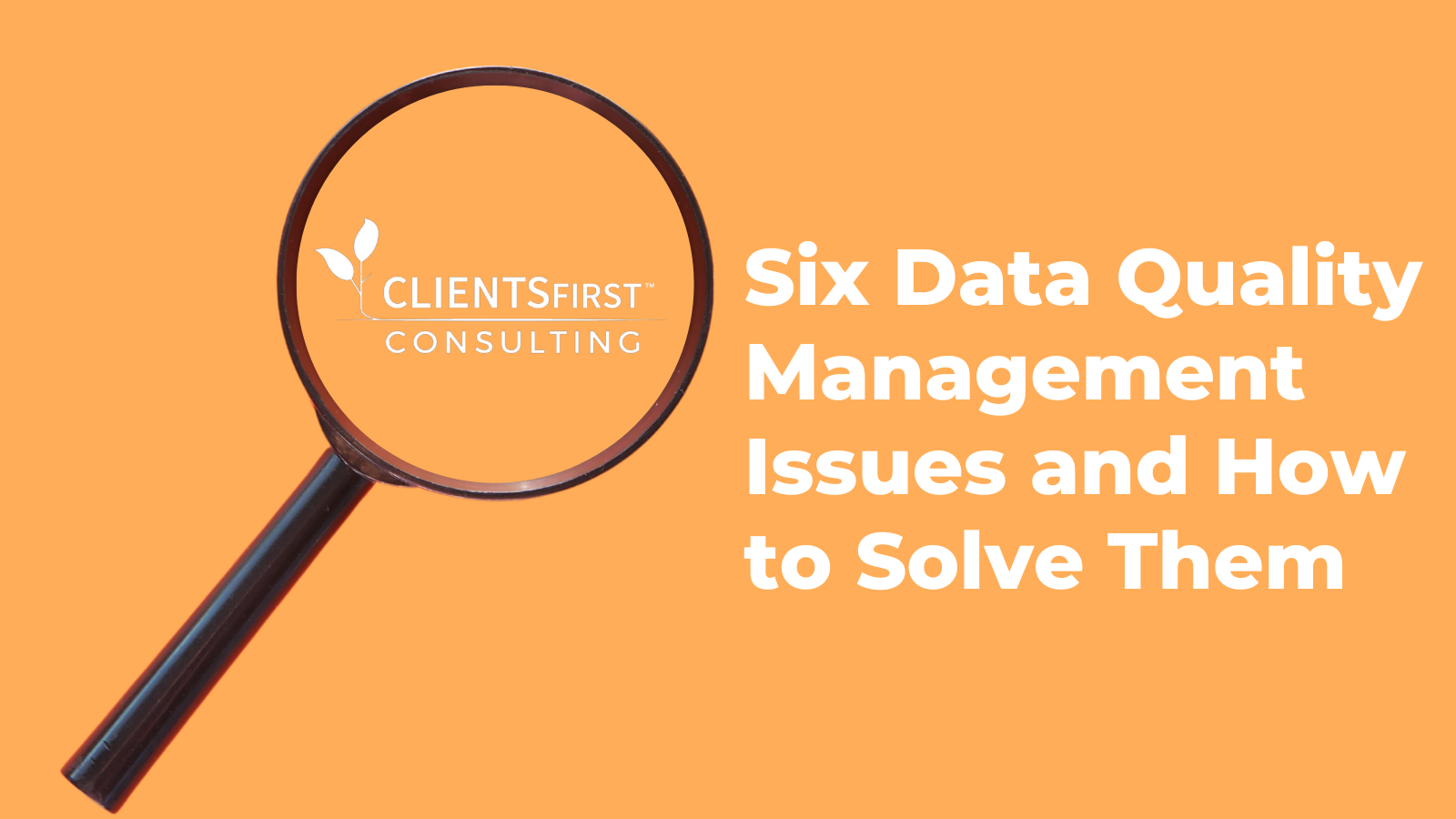 Six Data Quality Management Issues And How To Solve Them