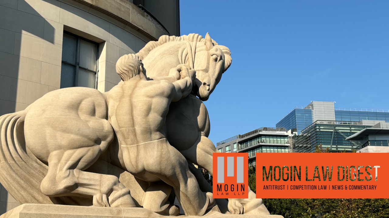 "Man Controlling Trade," installed at the FTC building in 1942. Sculpted by Michael Lantz.*