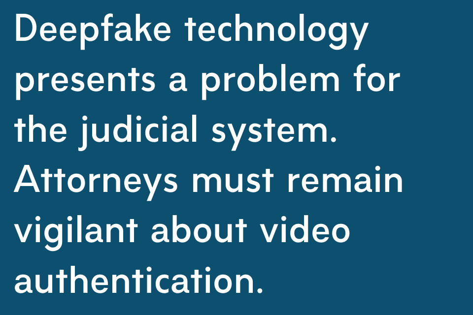 deepfake technologies pull quote