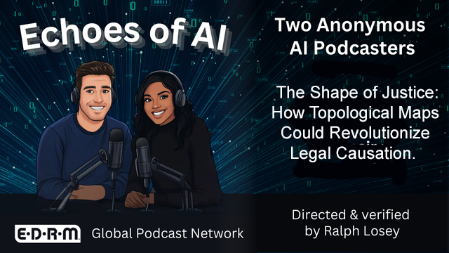 Echoes of AI: The Shape of Justice: How Topographic Network Mapping Could Transform Legal Practice, two anonymous podcasters directed and verified by Ralph Losey.