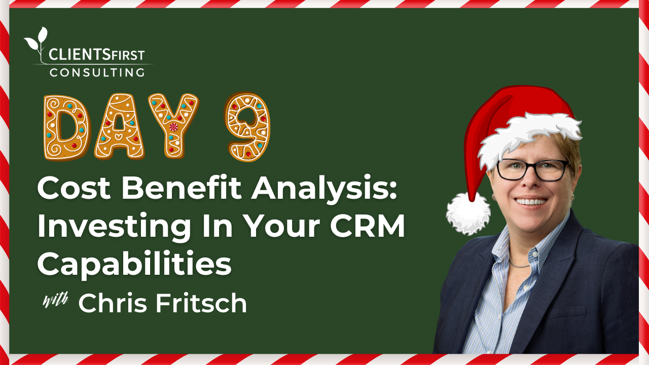 12 Days Of CRM: Day Nine – Cost Benefit Analysis: Investing In Your CRM Capabilities