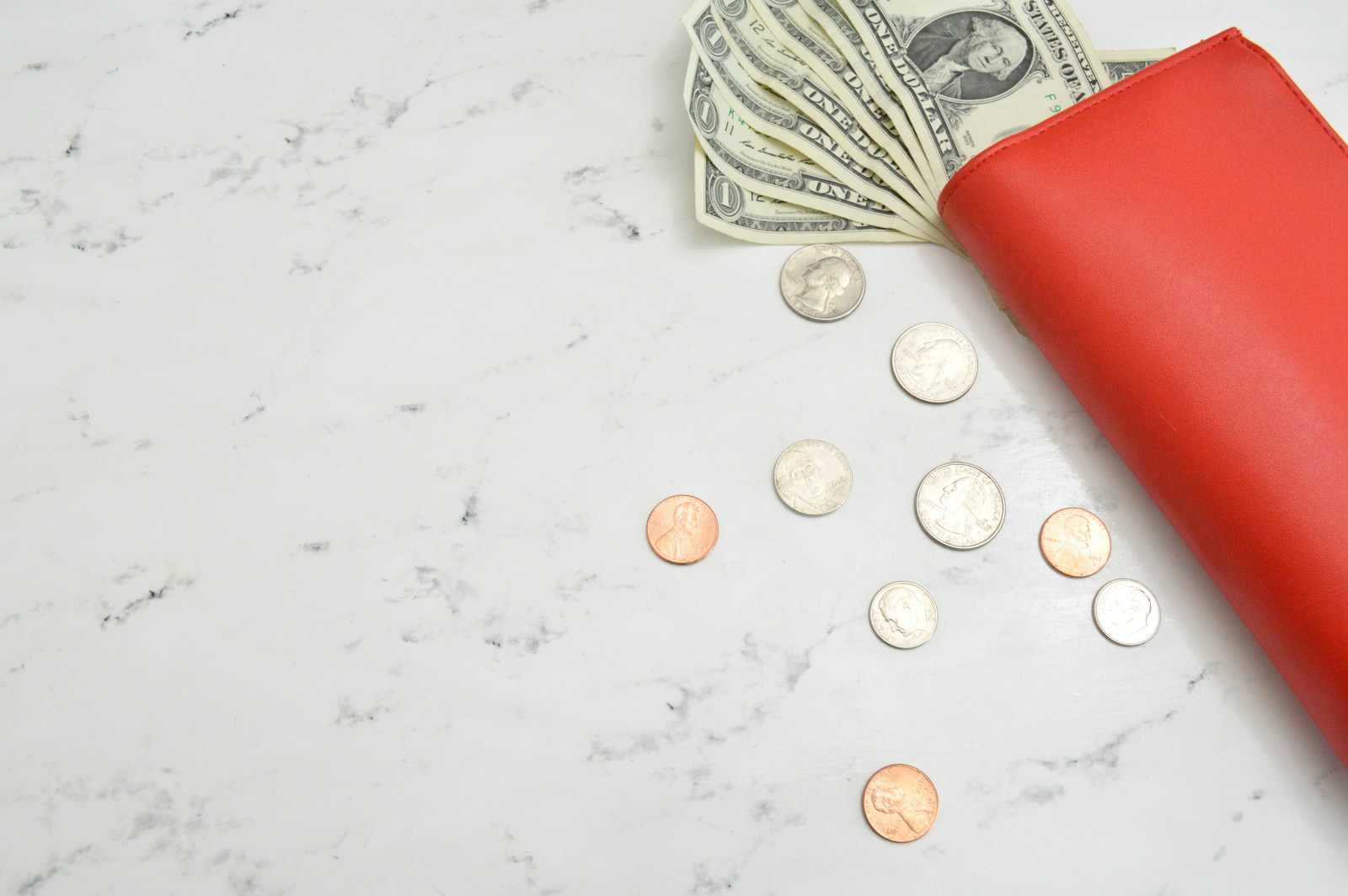 Money styled stock photo for bloggers and entrepreneurs.