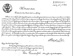 First U.S. Patent