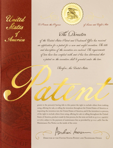 New Patent Cover